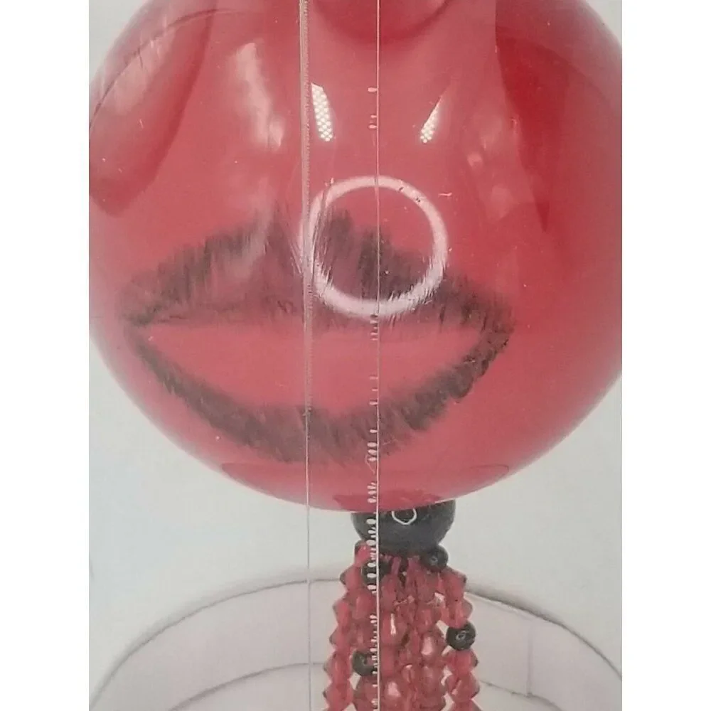 Lolita Handpainted Martini Glass 7 OZ Candle Ornament Flirtini Holiday New Lot 2